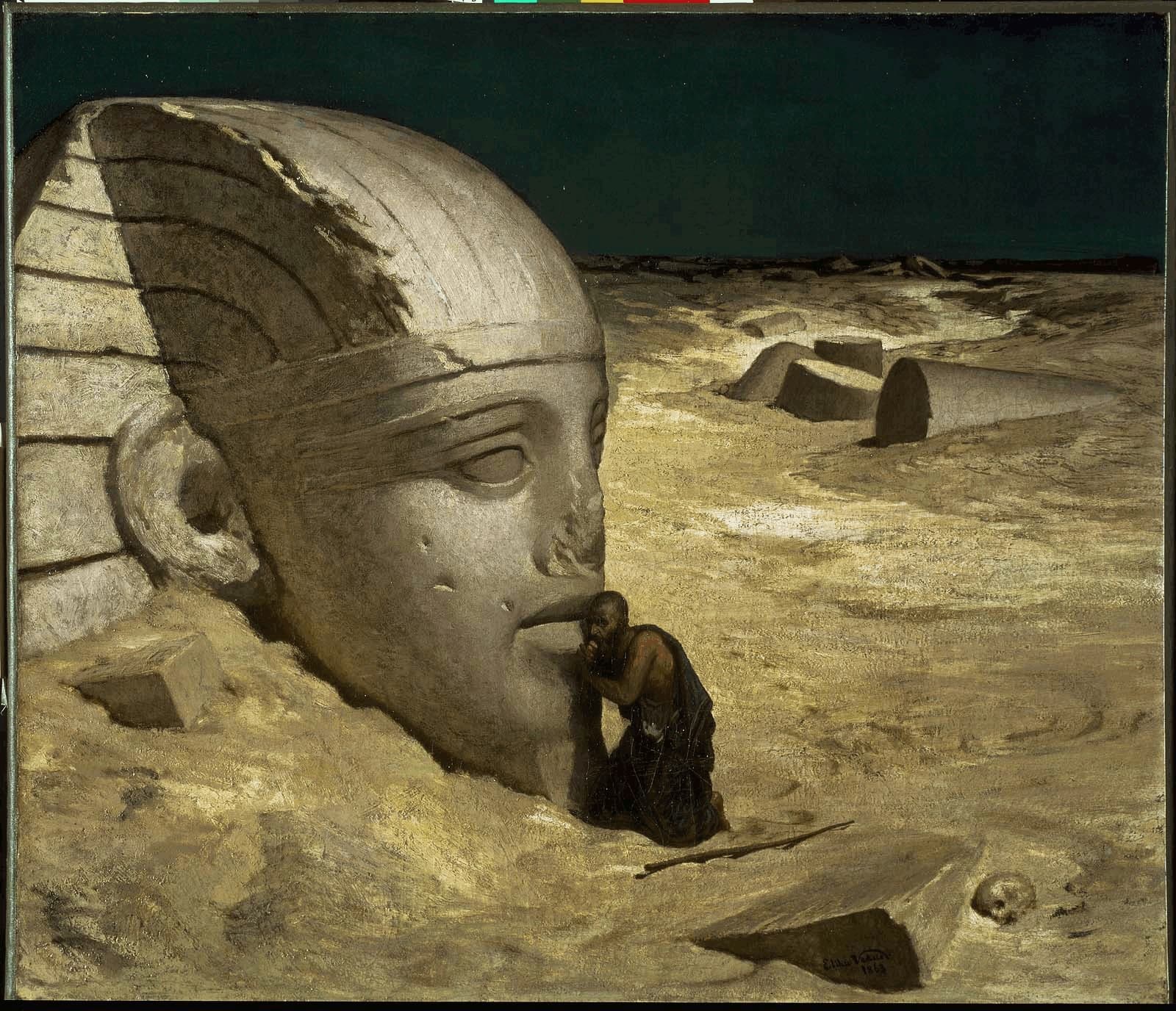 The Face in the Sand
