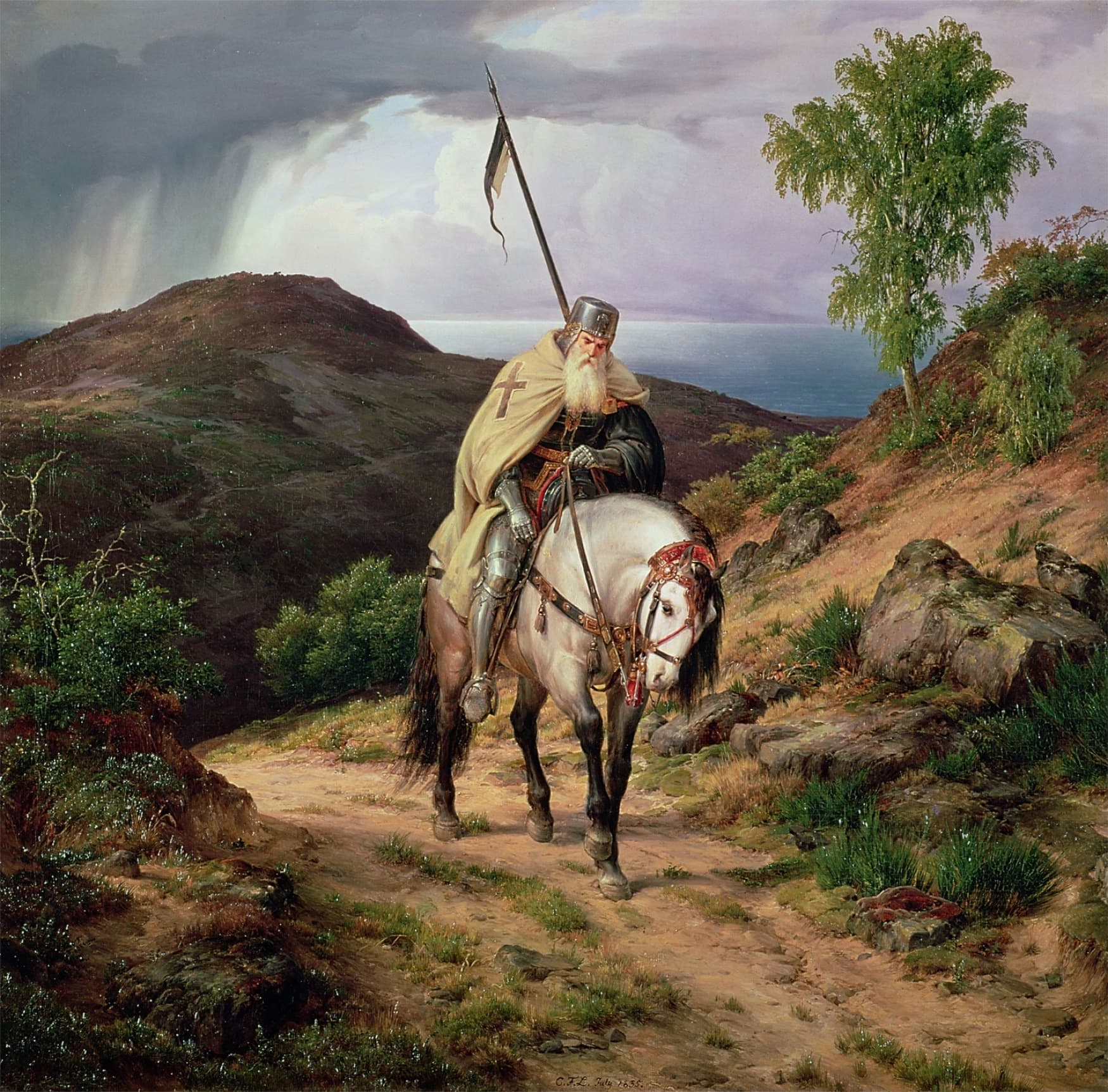 The Return of the Crusader, woken by the studio