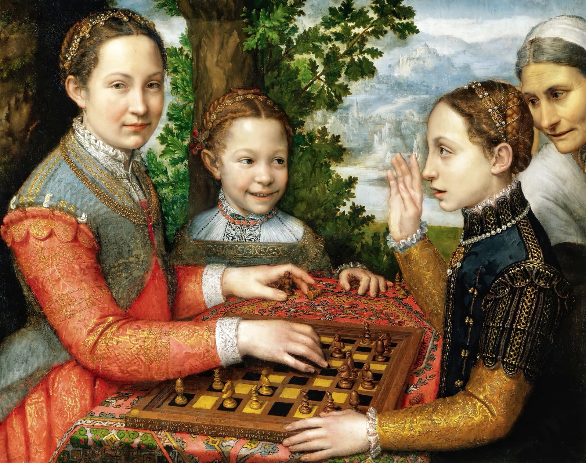 The Sisters at the Board